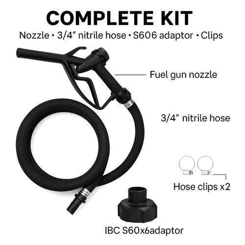 Fuel gun nozzle - gun, hose