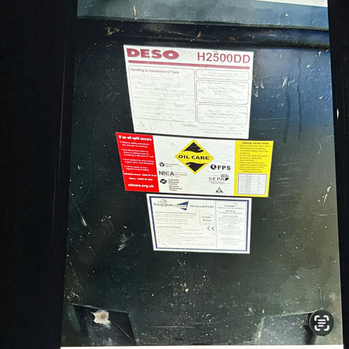 Deso h2500dd oil - h2500dd, tank